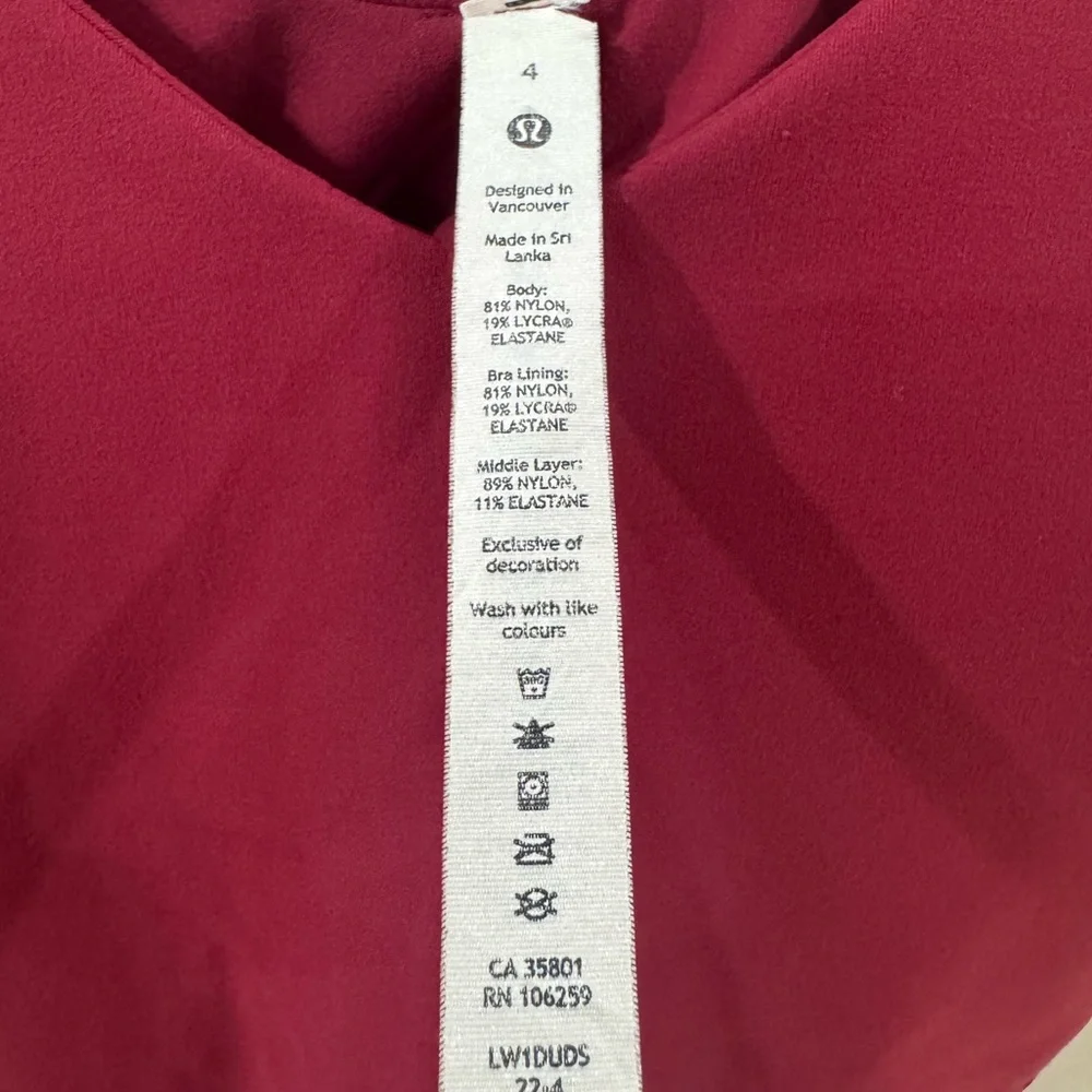 lululemon align tank top size 4